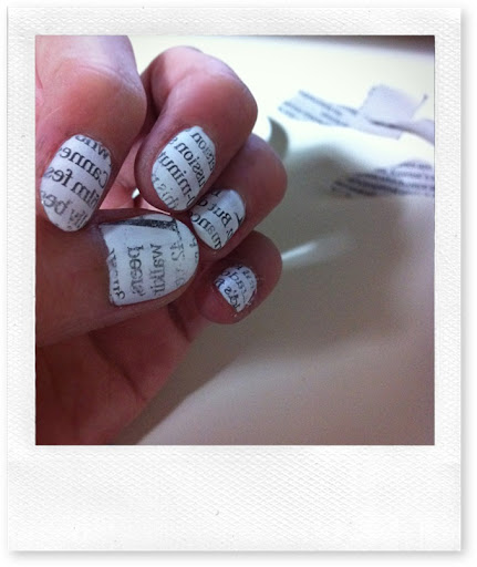 Can You Do Newspaper Nails Without Alcohol