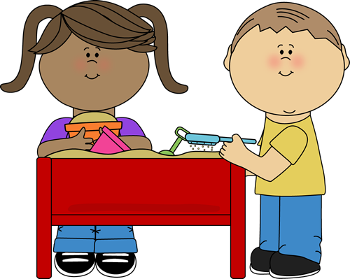 Children Playing At School Clip Art