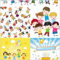 Children Playing Cartoon Images