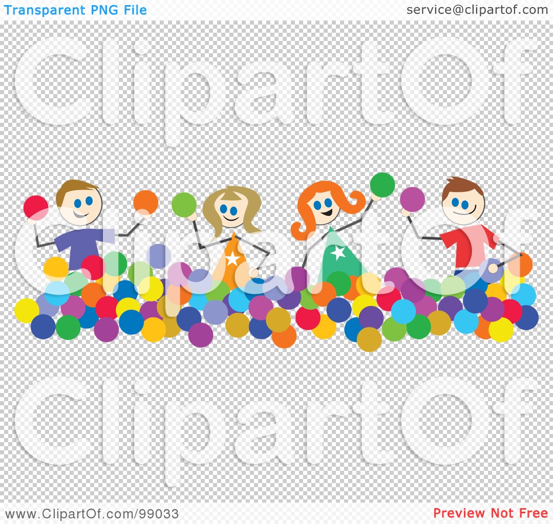 Children Playing Football Clipart