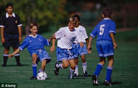 Children Playing Football Images