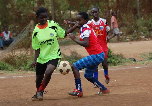 Children Playing Football Images