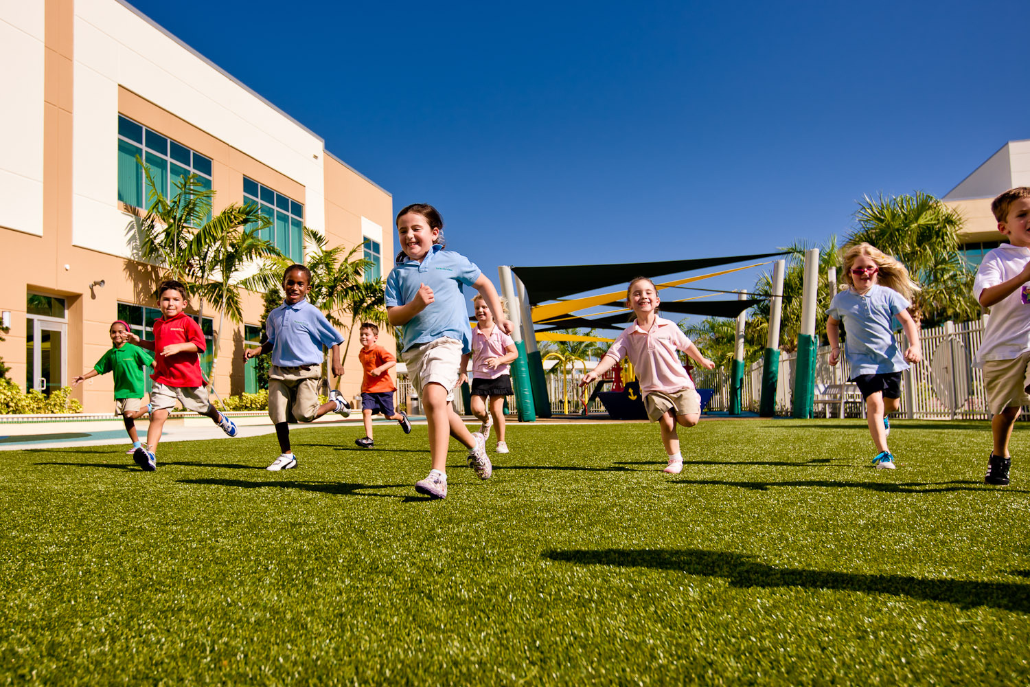 Children Playing Outside