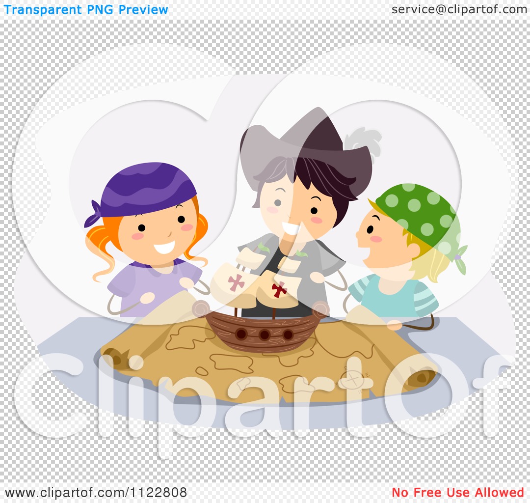 Children Playing Together Cartoon