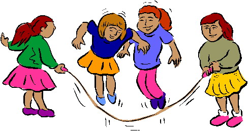 Children Playing Together Clipart