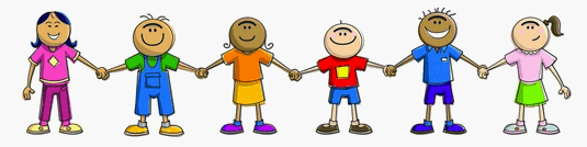 Children Playing Together Clipart