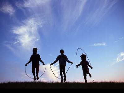 Children Playing Together Outside