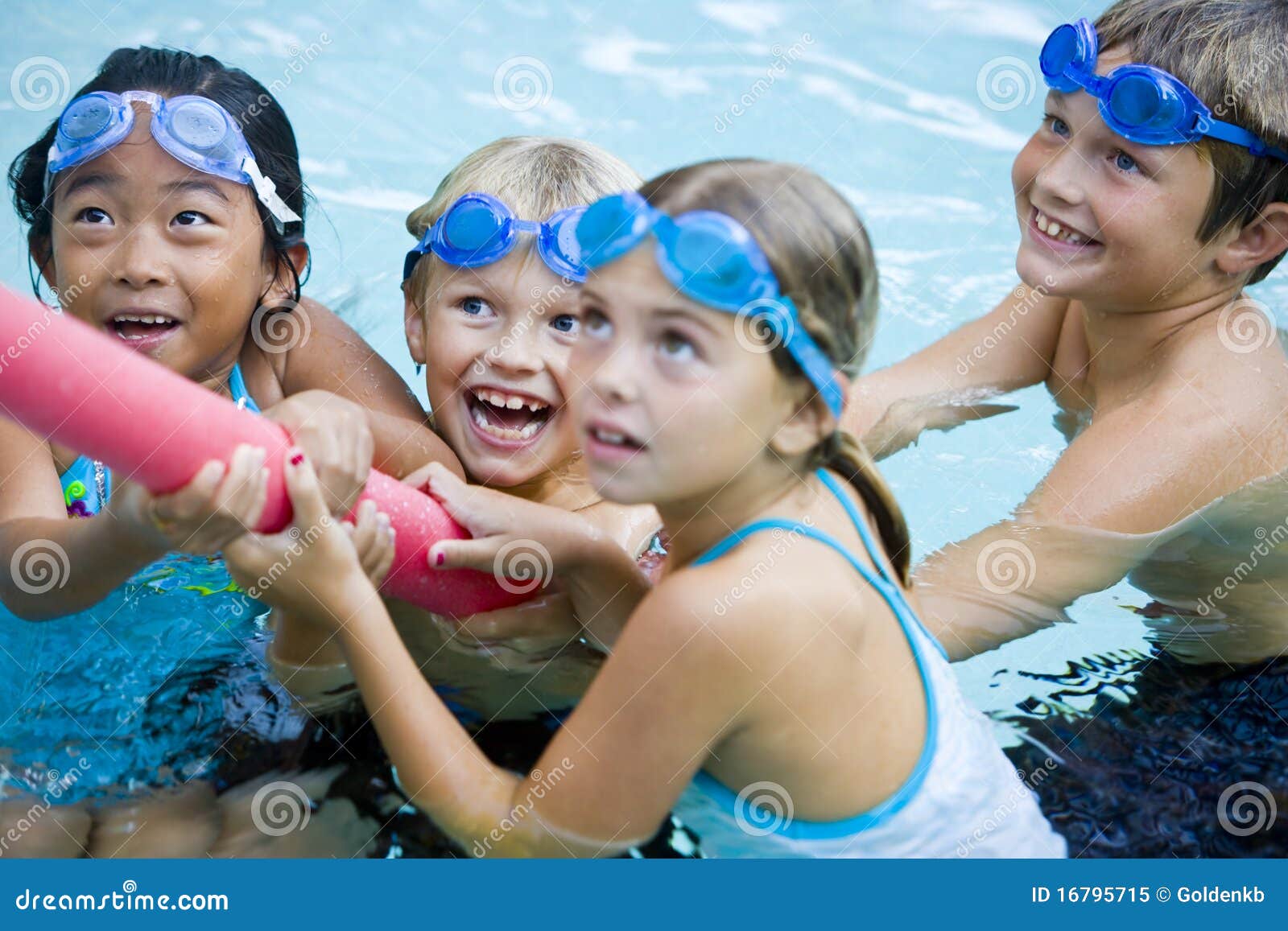 Children Playing Together With Toys