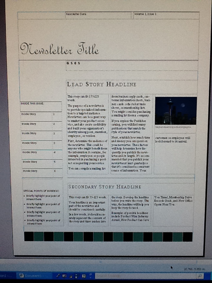 Classroom Newsletter Examples
