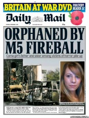 Daily Mail Newspaper Headlines Uk