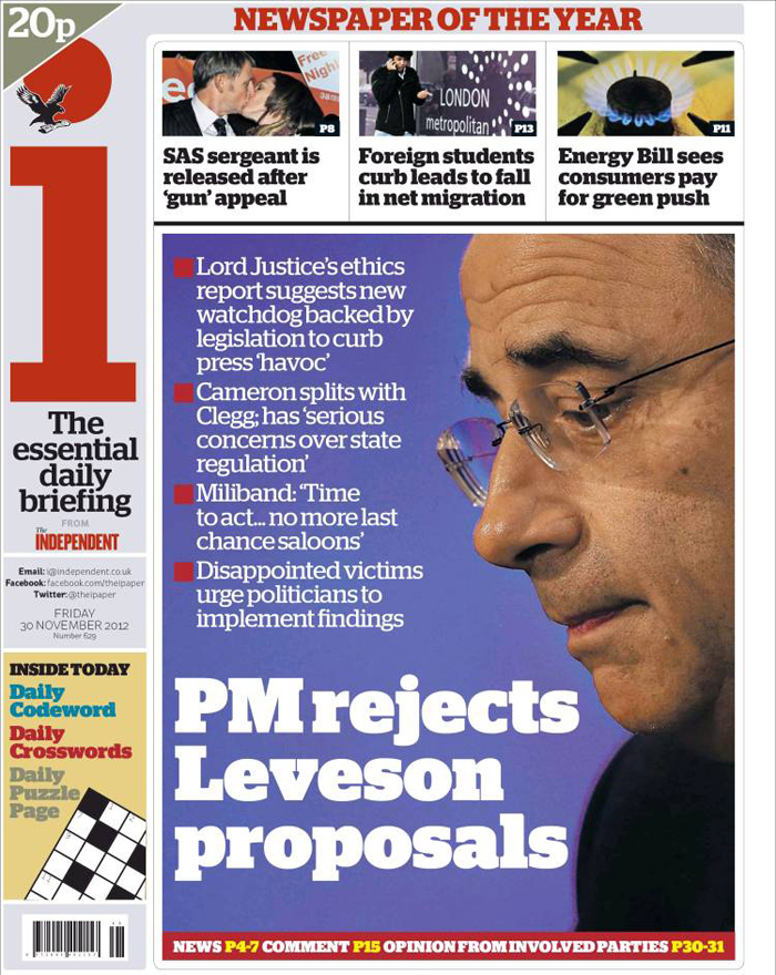 Daily Newspaper Front Pages Uk
