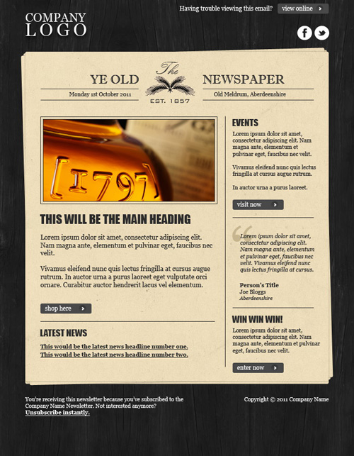 Download Newspaper Template For Mac