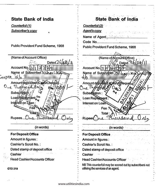 Fixed Deposit Receipt Lost