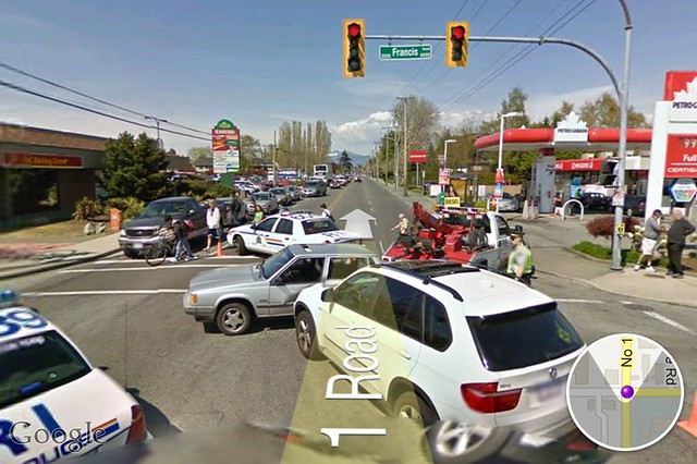 Google Maps Car Crash