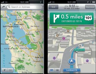 Google Maps Vs Apple Maps Comparison