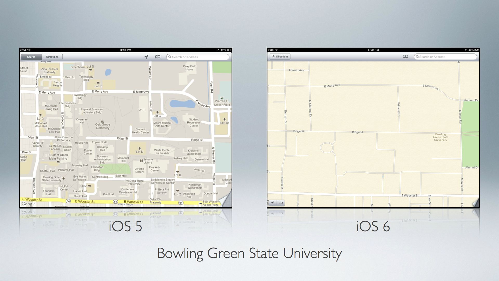 Google Maps Vs Apple Maps Tumblr