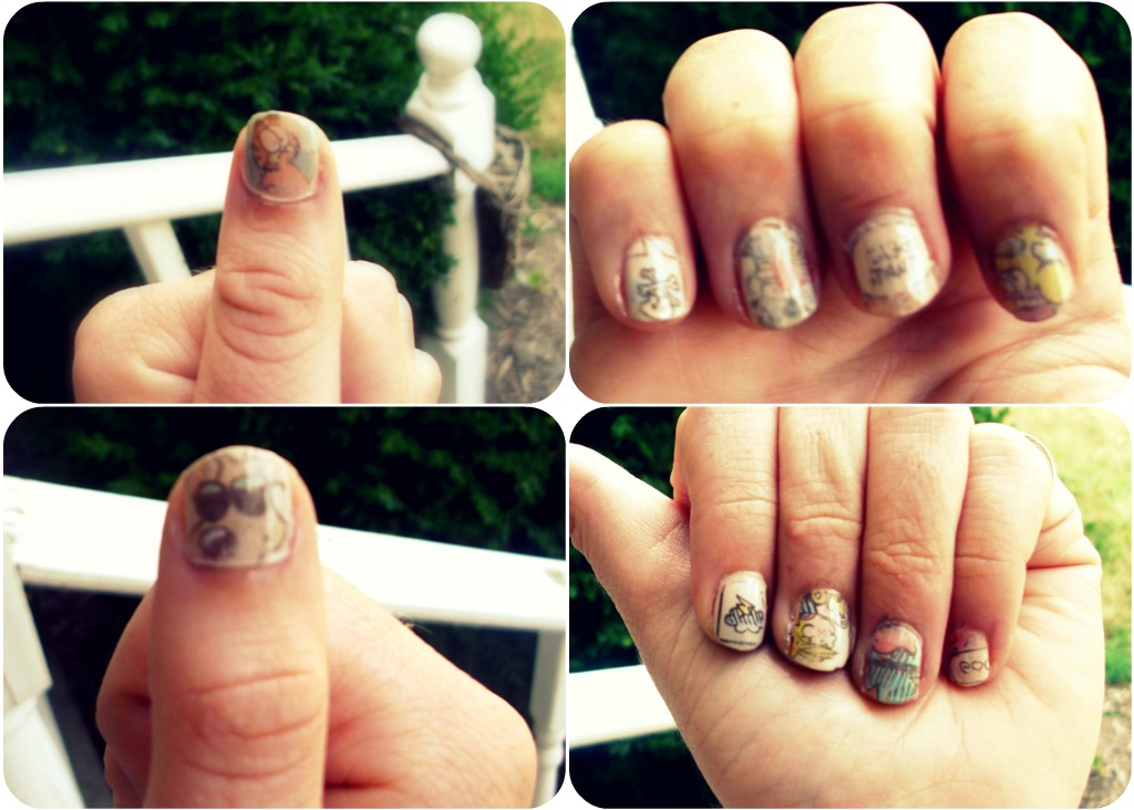 How To Get Newspaper Nails Without Alcohol