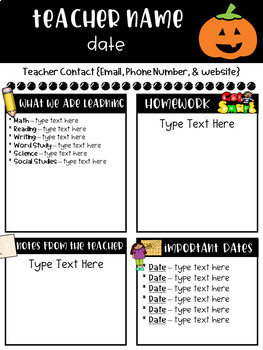Kindergarten Classroom Newsletter Examples