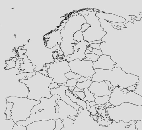 Map Of Europe Eps