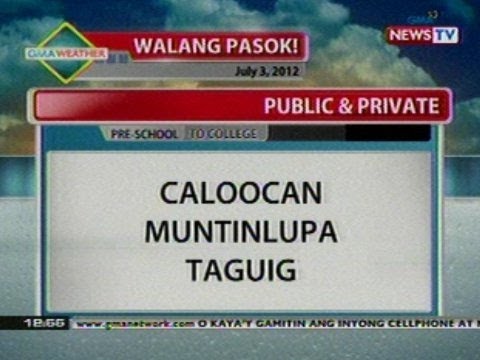 News Today Philippines Class Suspension