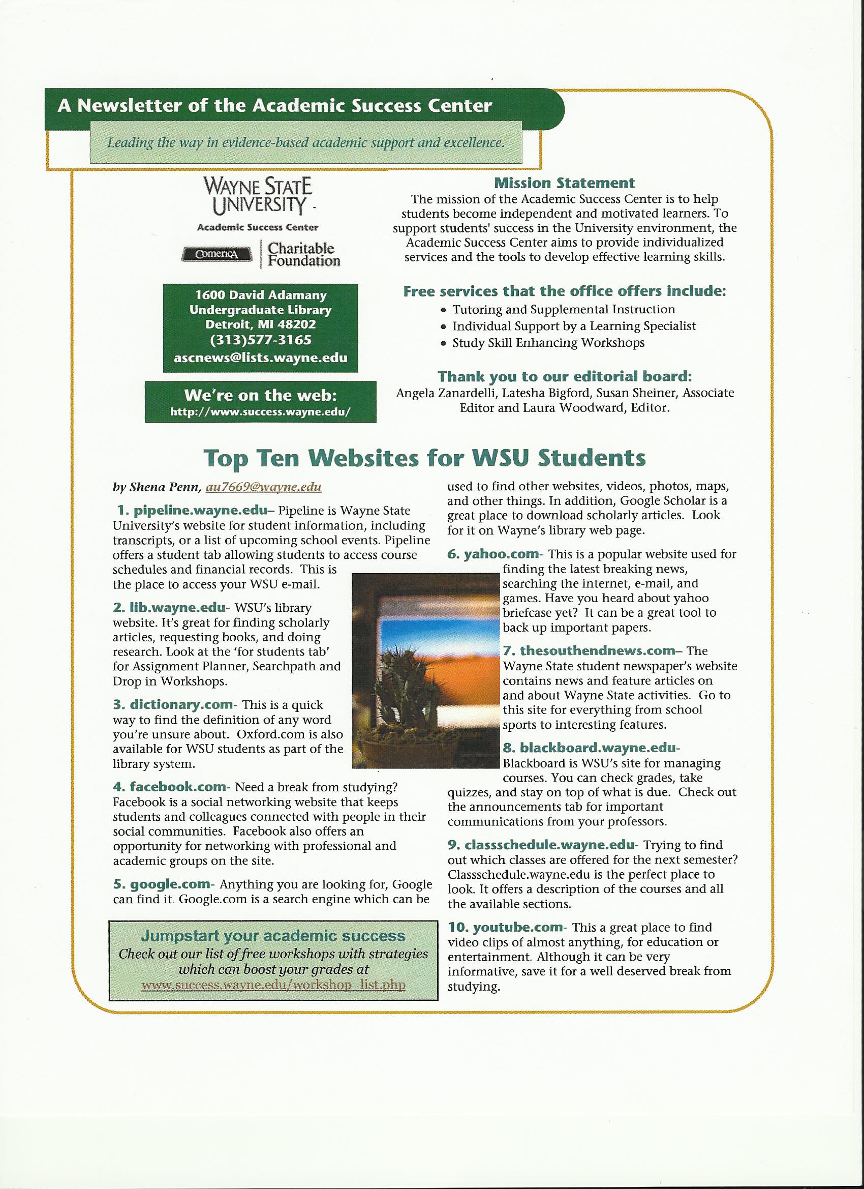Newsletter Examples For Students
