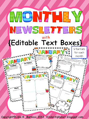 Newsletter Templates For Teachers