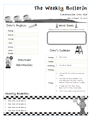 Newsletter Templates For Teachers