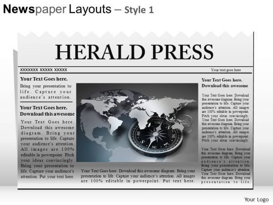 Newspaper Background For Powerpoint