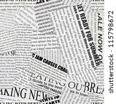 Newspaper Background Vector