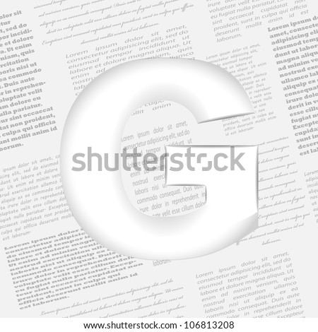 Newspaper Background Vector