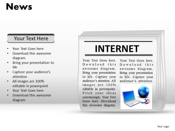 Newspaper Layout Template For Powerpoint