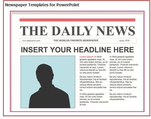 Newspaper Layout Template Photoshop