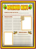 Newspaper Template For Kids To Write On