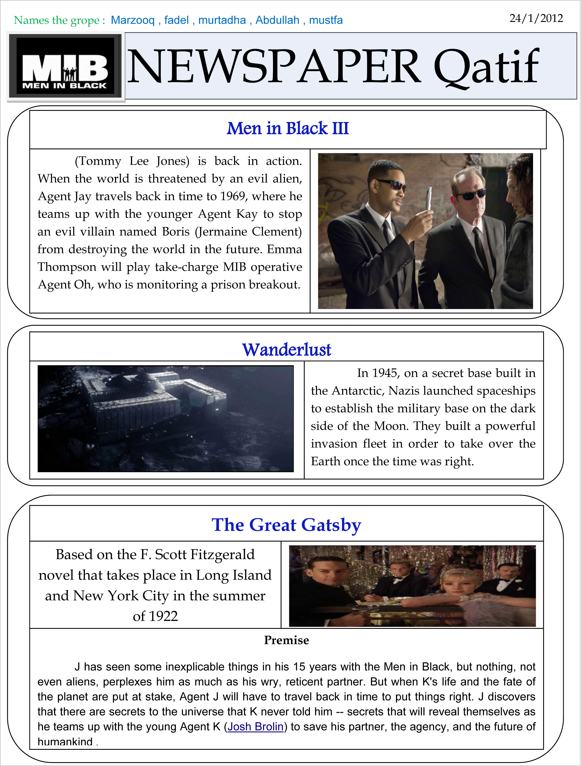 Newspaper Template For Microsoft Word