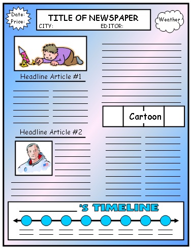Newspaper Template For Word 2010