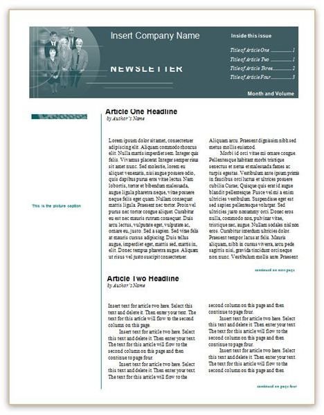 Newspaper Template Free For Microsoft Word