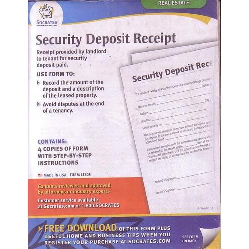 Security Deposit Receipt Format